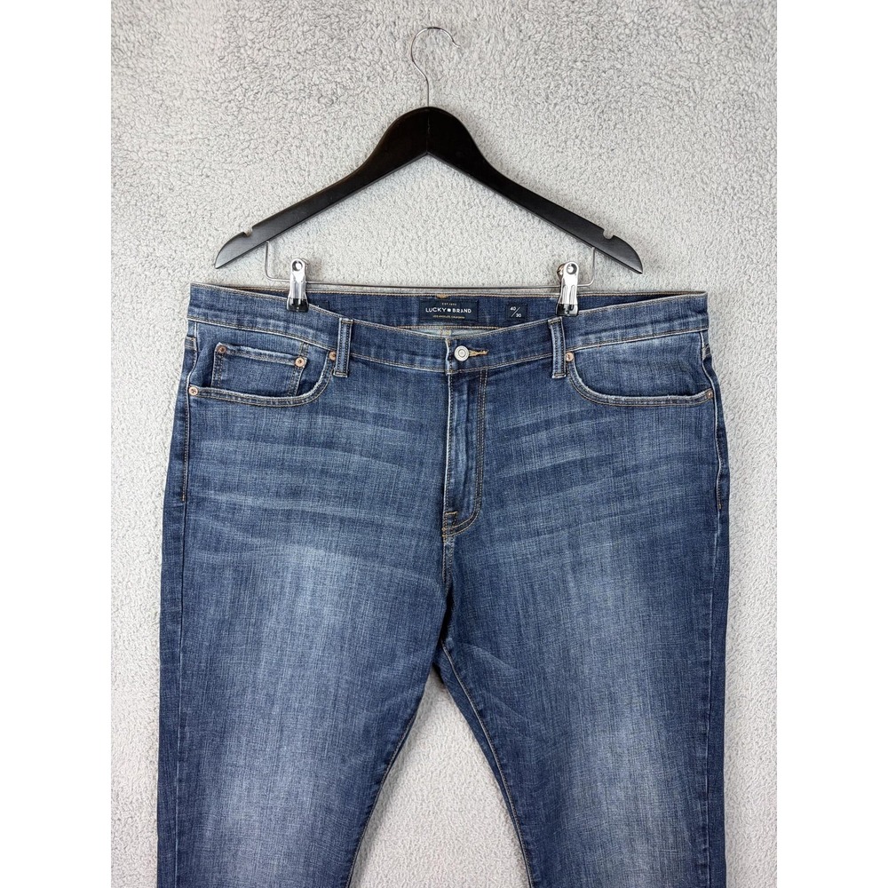 Lucky Brand 410 Athletic Slim Jeans Mens 40x30 Blue Tapered Stretch Denim Pants
